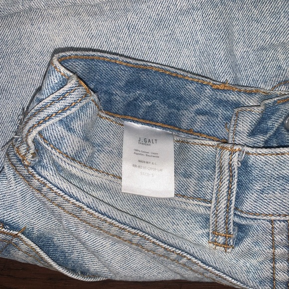 J Galt high waisted jean shorts - Picture 4 of 4